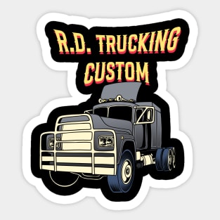 R.D. Trucking Custom Sticker